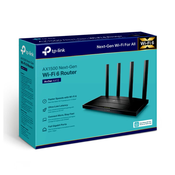 TP Link Archer AX12 AX1500 Next Gen Wi Fi 6 Router4