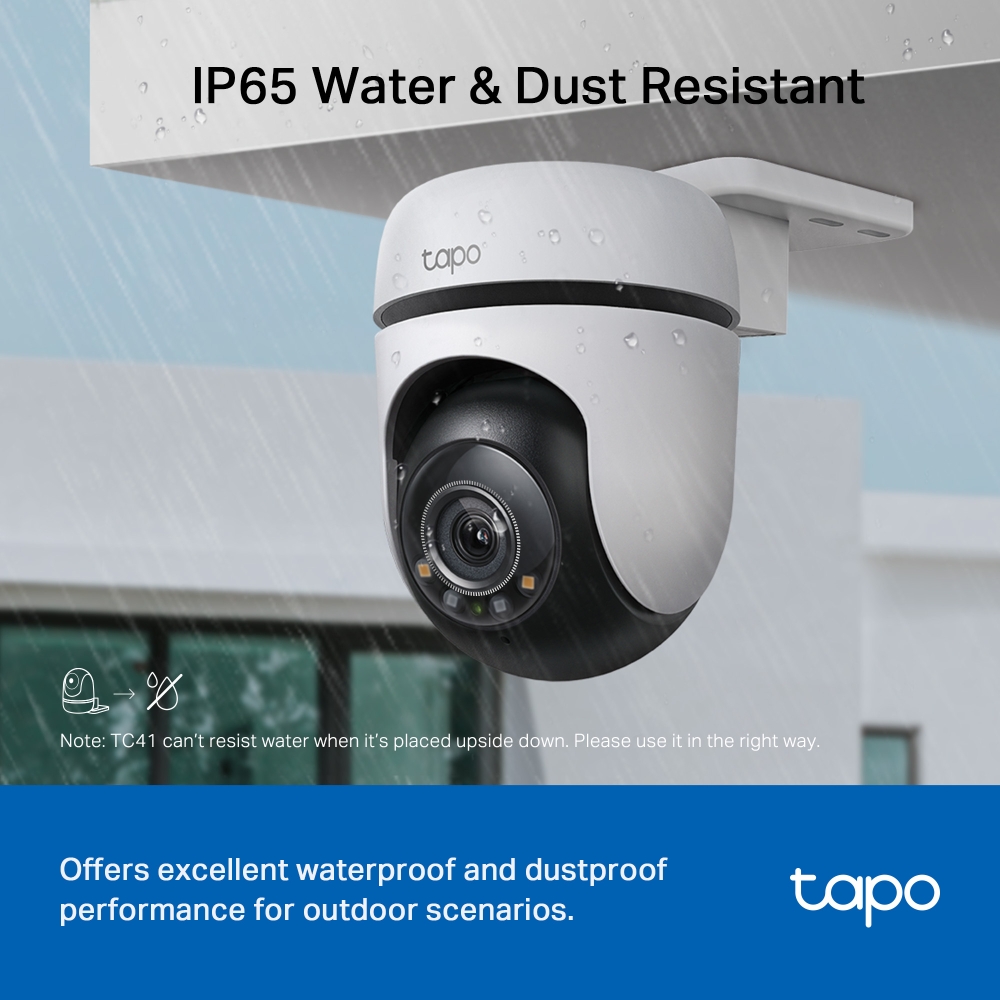 TP Link Tapo TC41 2K Outdoor Security Wi Fi Camera 7