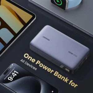 UGREEN 25188 PB720 100W 20000mAh Two-Way Fast Charging Power Bank -Space Grey