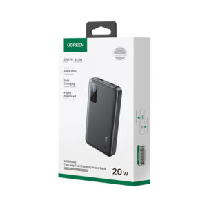 UGREEN 25742 PB311 20W 10000mAh Two Way Fast Charging Power Bank Black2