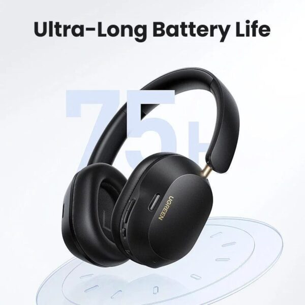 UGREEN 35757 HP203 HiTune Max5c Hybrid Active Noise Cancelling Headphones Black 1