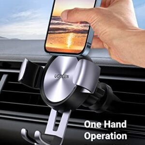 UGREEN 50564 LP130 Gravity Drive Air Vent Mount Phone Holder -Space Grey