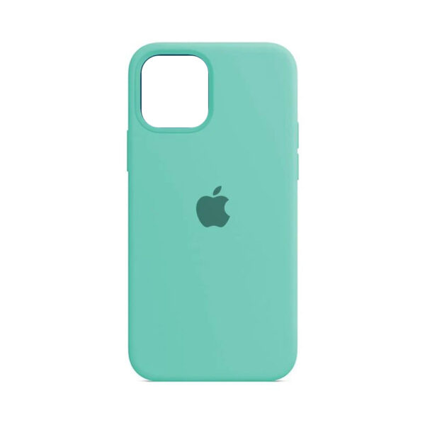 iPhone12ProMax Silicone Case Seafoam Green