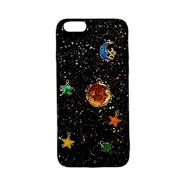 iPhone6 MAC SPACE Back Case Black Stars