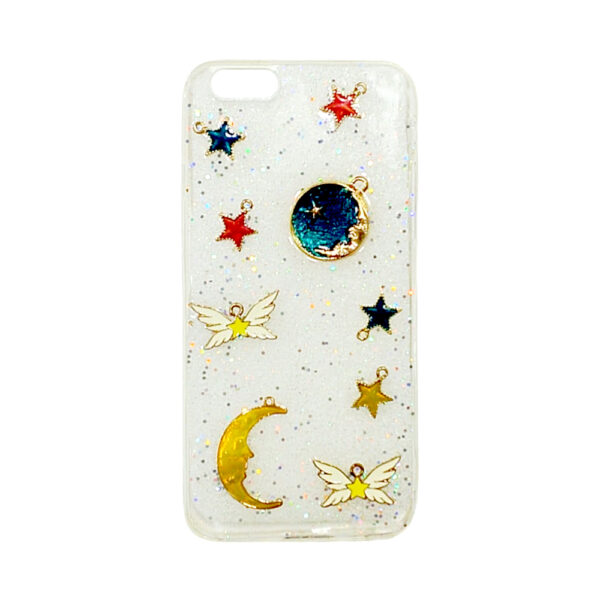 iPhone6- MAC/SPACE Back Case -Transparent/Stars