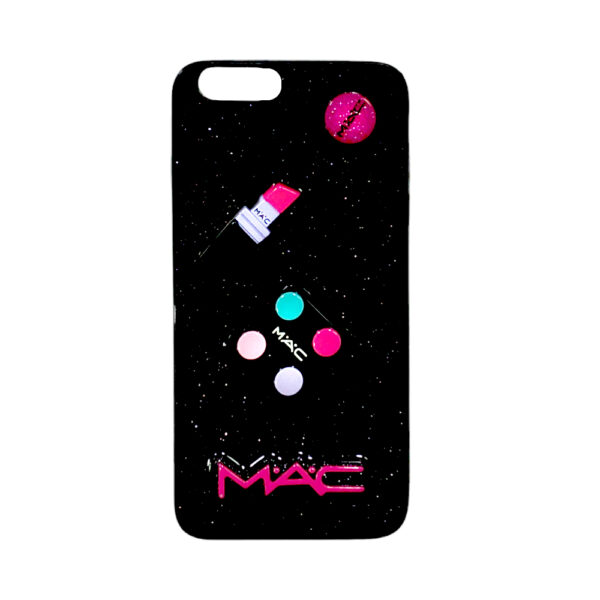 iPhone6Plus MAC SPACE Back Case Black Makeup