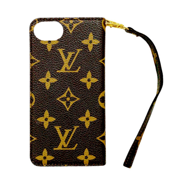 iPhone7 8 LOUIS VUITTON Flip Case Brown2