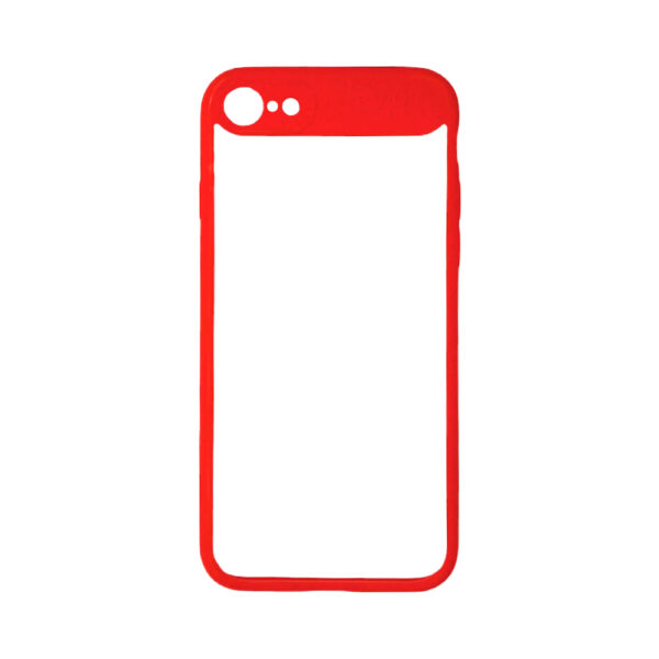 iPhone7 8 ROCK CLARITY SERIES Back Case Red