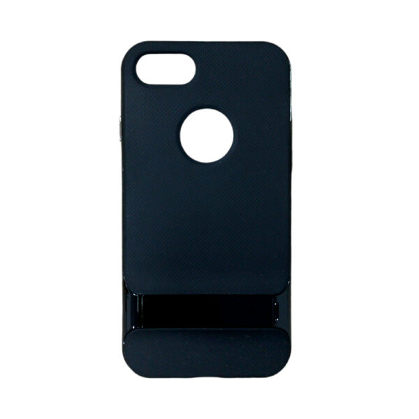 iPhone7 8 ROCK Royce with Kickstand Back Case Black