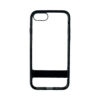 iPhone7 8 ROCK Royce with Kickstand Back Case Transparent Black