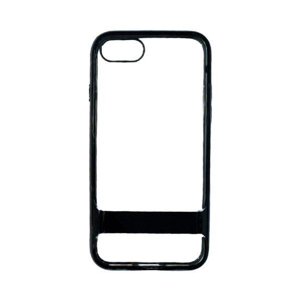 iPhone7-/iPhone8- ROCK Royce with Kickstand Back Case -Transparent Black