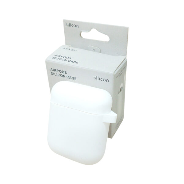 Apple AirPods V2 Silicone Colors Compatible Case White