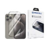 iPhone15ProMax- MOCOLL 2.5D Full Cover HD Glass Screen Protector -Black