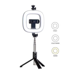 Earldom ET ZP21 6 inch Ring Light Selfie Stick Tripod 3