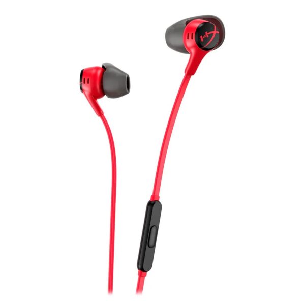 HYPERX 705L8AA Cloud Earbuds II 3.5mm L Shape Wired Gaming Earbuds Red 4