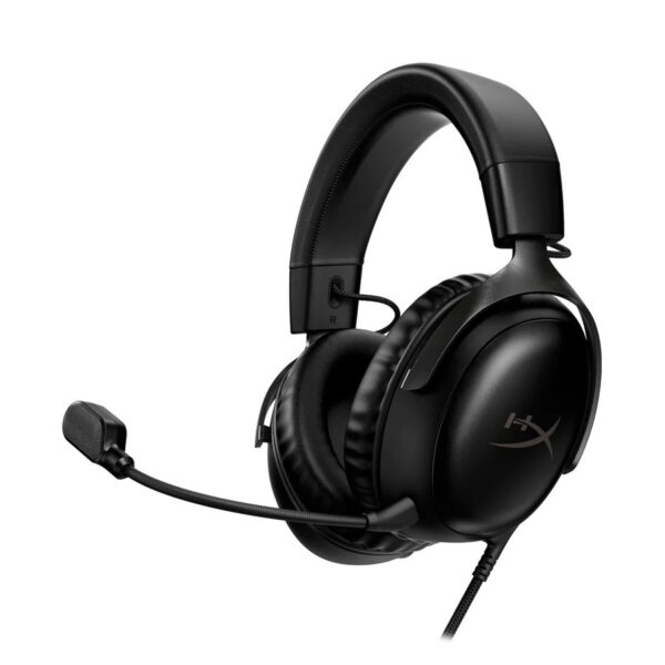 HYPERX 727A9AA CLOUD III Signature Comfort Wired via (USB-C, USB-A, and 3.5mm) Gaming Headset -Black