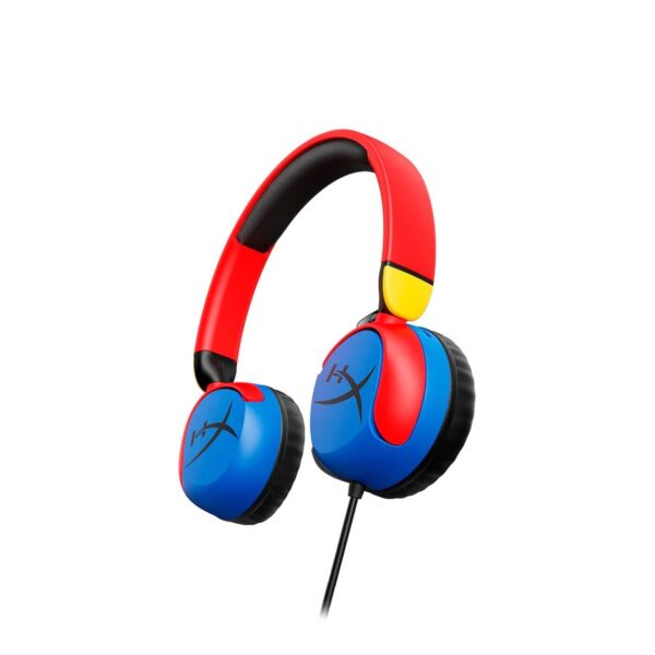 HYPERX 7G8F3AA Cloud Mini 85dB Volume Limit for Younger Gamers Wired Gaming Headset RedBlue 1