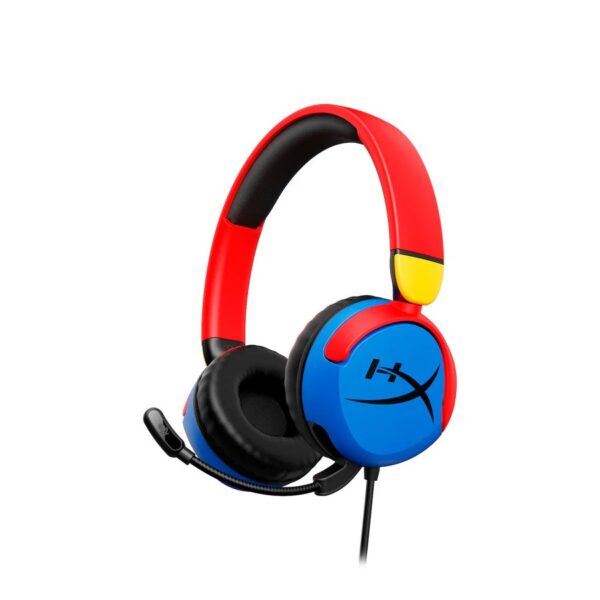 HYPERX 7G8F3AA Cloud Mini 85dB Volume Limit for Younger Gamers Wired Gaming Headset RedBlue 5