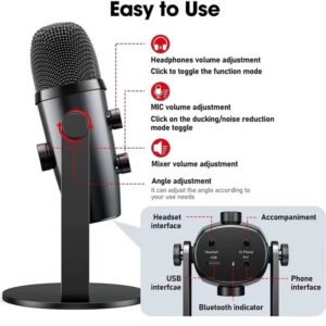 Jmary MC PW10 USB Microphone 6