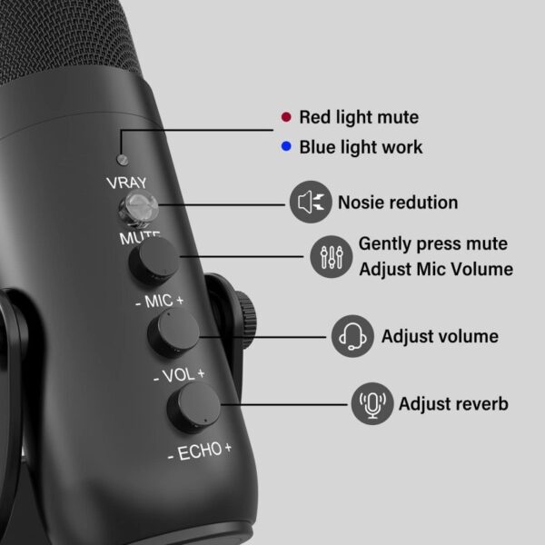 Jmary MC PW8 USB Microphone 2