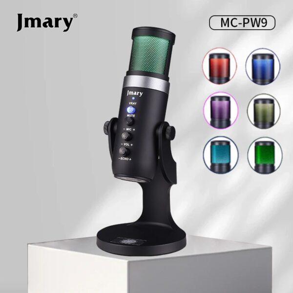 Jmary MC PW9 RGB USB Microphone 6