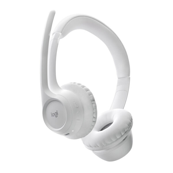 Logitech® ZONE 300 Noise-Cancelling Bluetooth Headset -Off White (981-001417) - Image 3