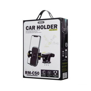 REMAX RM C50 One Handed Operation Car Holder Black 4