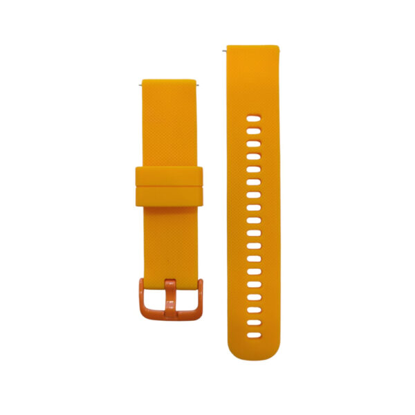 Smart Watch 20mm Normal Silicone Strap orange