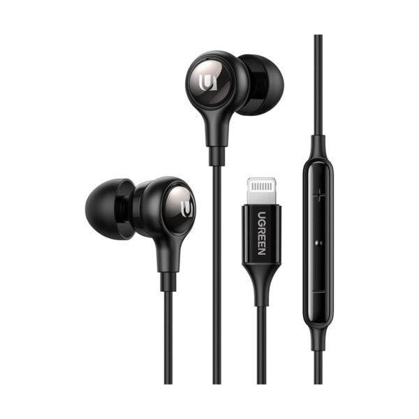 UGREEN 30631 EP103 In Ear Lightning Wired Earphone Black 5