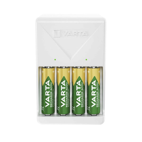 VARTA® PLUG CHARGER 4 AA 2100mAh NiMH Battery Charger 1