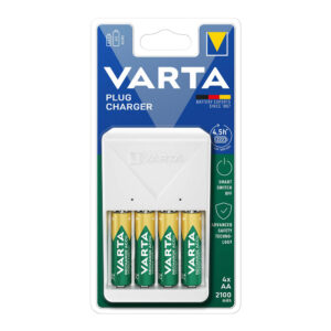 VARTA® PLUG CHARGER 4 AA 2100mAh NiMH Battery Charger 3