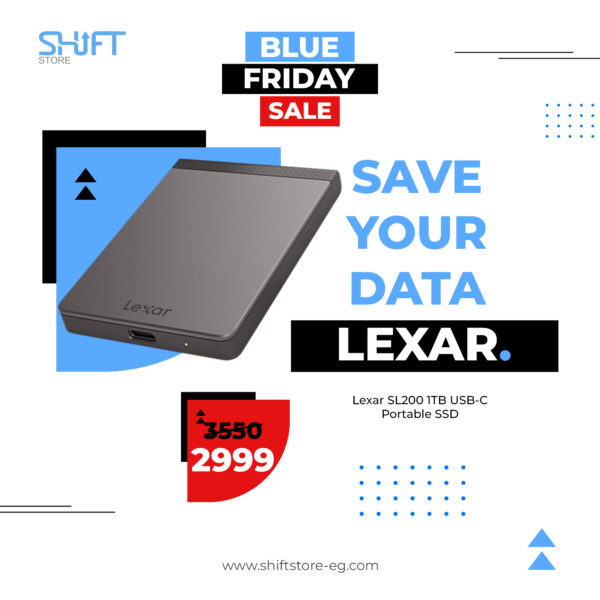 blue fridayL Lexar SL200 1TB USB C psd