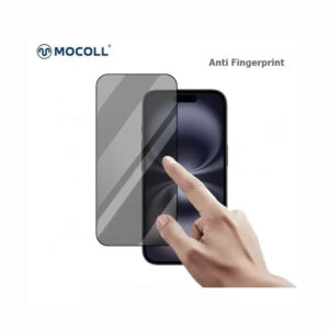 iPhone16- MOCOLL Golden Shield III Series Full Cover Tempered Glass Privacy Screen Protector