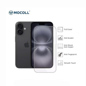 iPhone16- MOCOLL Golden Shield III Series Full Cover Tempered Glass Screen Protector