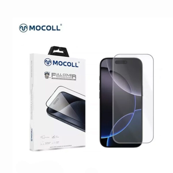 iPhone16ProMax- MOCOLL Golden Shield III Series Full Cover Tempered Glass Screen Protector