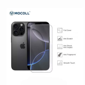 iPhone16ProMax- MOCOLL Golden Shield III Series Full Cover Tempered Glass Screen Protector