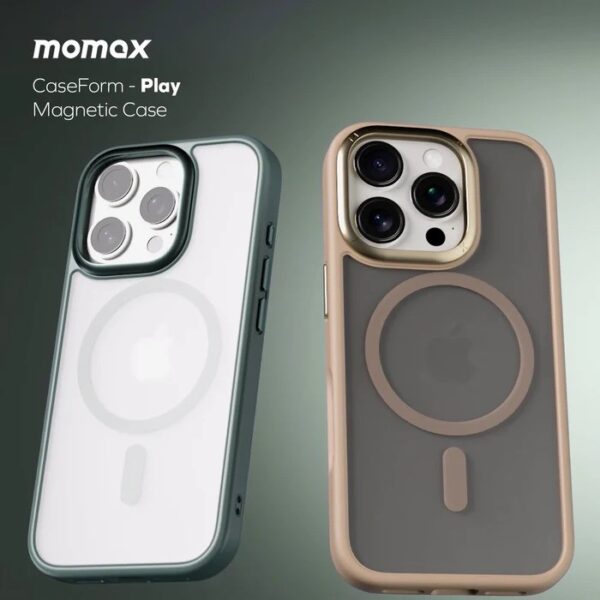 iPhone16Pro momax CPAP24MG CaseFORM Play Magnetic Case Green 5