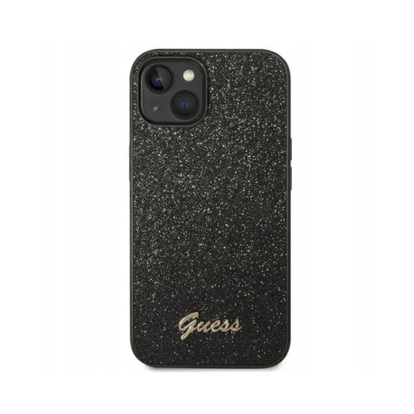 iPhone16ProMax GUESS GUHCP16XHGGSHK Back Case Glitter Black 3