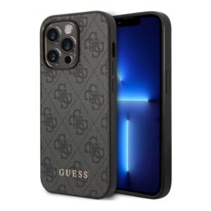 iPhone16ProMax GUESS GUHCP16XPSKHSK Back Case Black 1