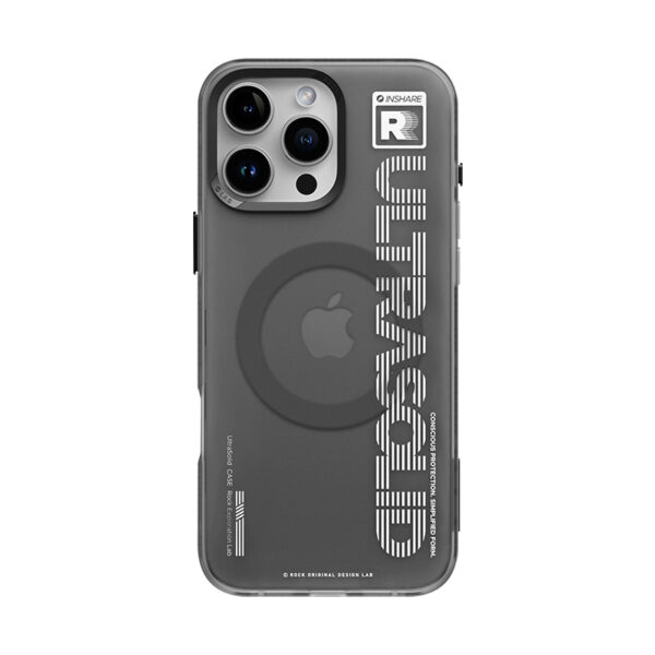 iPhone16ProMax- ROCK RPC3377 InShare Simplicity Series Magnetic Protection Case -Black