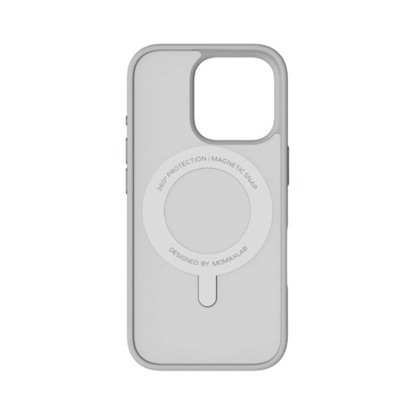 iPhone16ProMax momax MRAP24XLA CaseFORM Roller Portable Kickstand Magnetic Case Light Grey 3