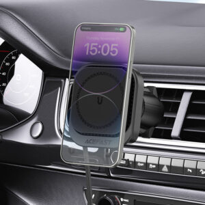 ACEFAST D32 15W In Car Magnetic Wireless Charging Holder Black 4