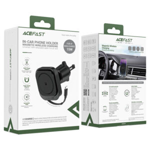 ACEFAST D32 15W In Car Magnetic Wireless Charging Holder Black 6