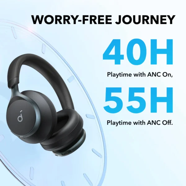 Anker A3035011 Soundcore Space One Noise Cancelling Headphones Black 1