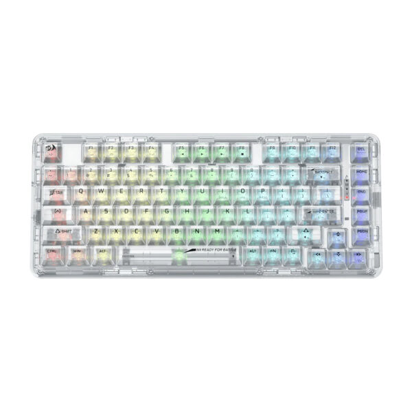 REDRAGON ELF PRO Wireless Crystal 75 Gasket Mechanical Gaming Keyboard K649CT RGB PRO 5 copy