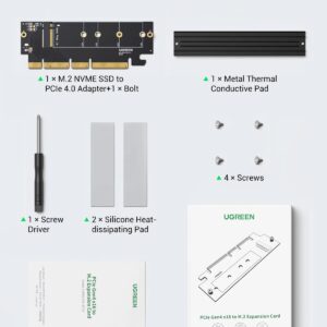 UGREEN 30715 PCIe Gen4 x16 to M.2 NVMe Expansion Card 8