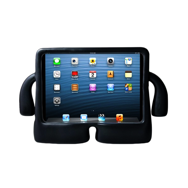iPad 10.2-7th-8th-9th- Generation Kids Rubber Case -Black