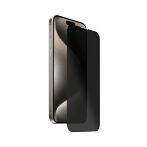 iPhone15ProMax- MOCOLL Quick Stricker Series Full Cover Tempered Glass Privacy Screen Protector