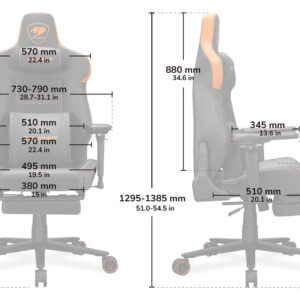 COUGAR ARMOUR EVO M Gaming Chair Black 10