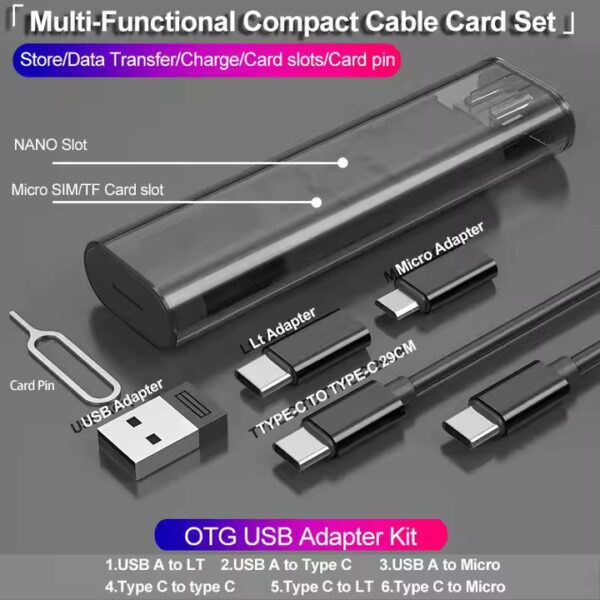 ⁦L-20 WANBO II Series 60W Hidden Fast Charging Data Cable Set⁩ - الصورة ⁦3⁩